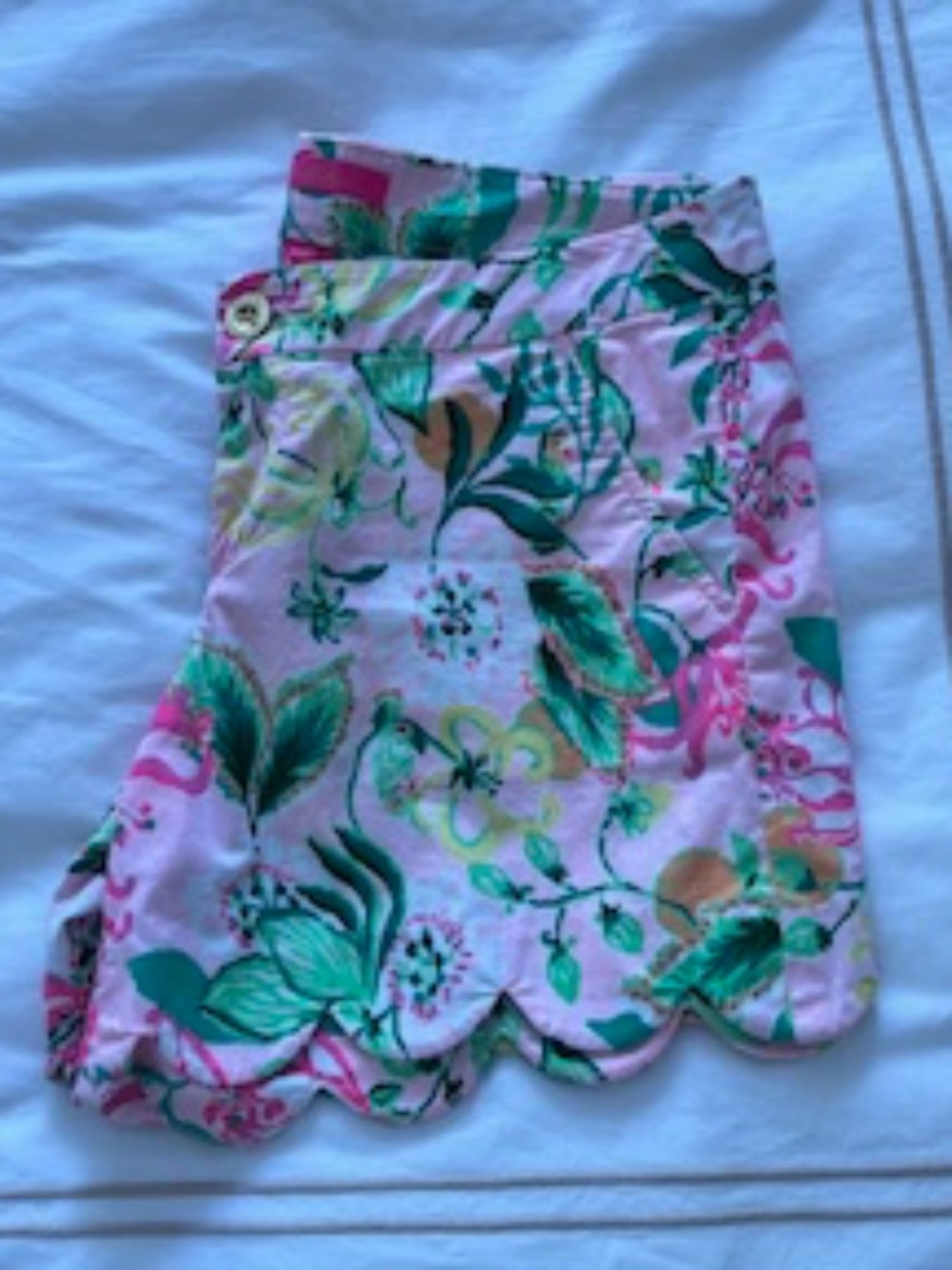 Lily Pulitzer Buttercup Scalloped Shorts